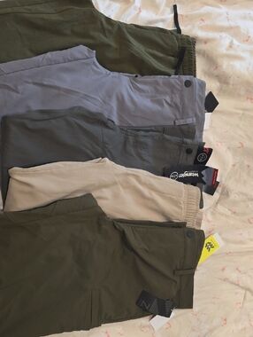 Men’s Jogger / Cargo- Lot Of 5 NWT Pants (3) Nordstrom, (1) Wrangler, (1) Target